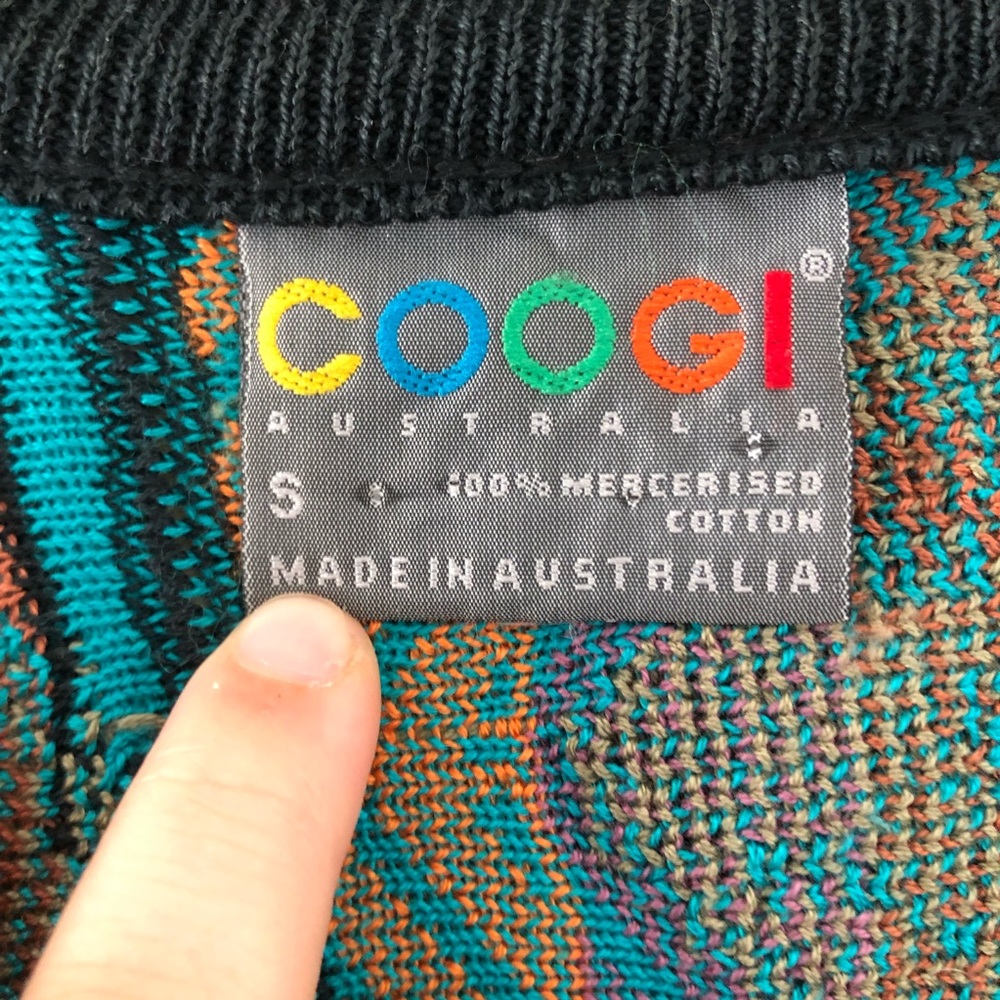 Coogi Vintage Cardigan Colorful Size S - Picture 3 of 9